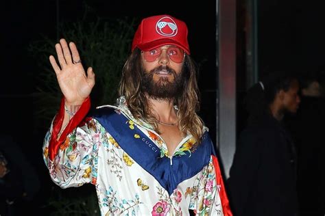 occhiali gucci jared leto|Jared Leto new york.